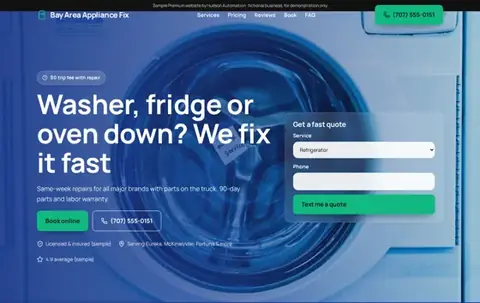 Bay Area Appliance Fix Premium sample