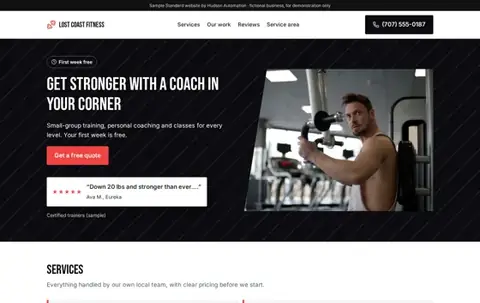 Lost Coast Fitness Standard sample