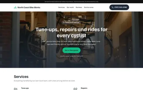 North Coast Bike Works Standard sample