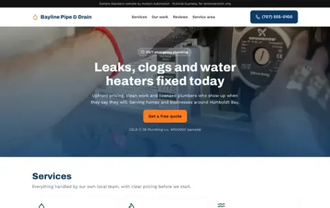 Bayline Pipe & Drain Standard sample