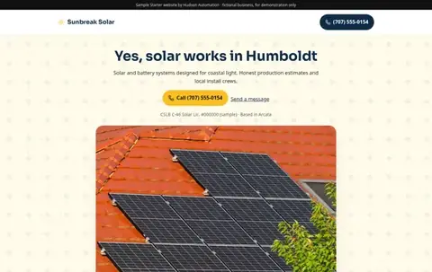Sunbreak Solar Basic sample