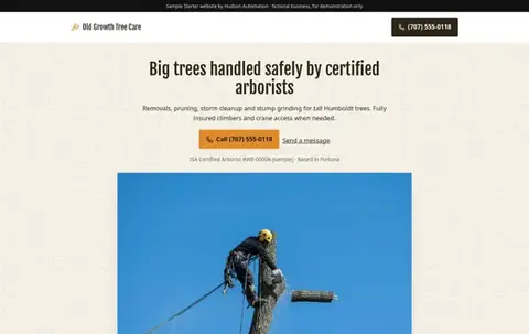 Old Growth Tree Care Basic sample