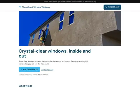 Clear Coast Window Washing Basic sample